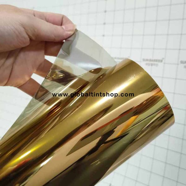 Gold Silver_One Way Mirror Tinted Film