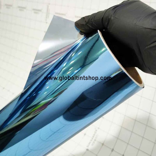 Blue Silver_One Way Mirror Tinted Film
