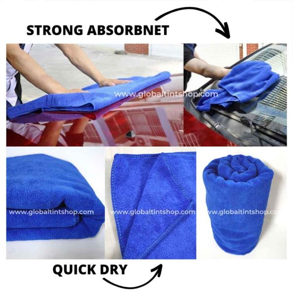 Professional Detailing Microfiber Towel Extra Large Tinted Film PPF Polish Coating Ultra Fine Extra Soft - Image 4