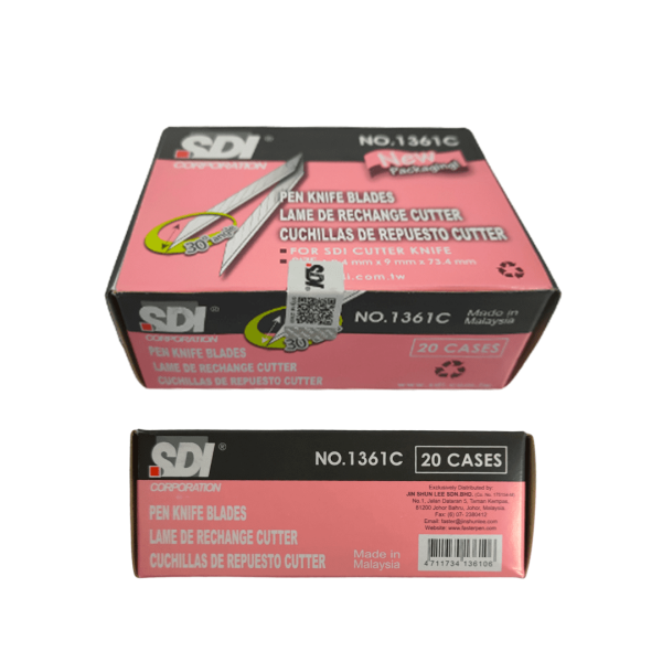 Knife Cutter Blade SDI 1361C Professional Installer Cutter Sharp (1 Full Box 20pcs) - Image 3