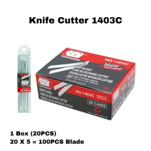 Knife Cutter Blade SDI 1403C Professional Installer Cutter Sharp (1 Full Box 20pcs)