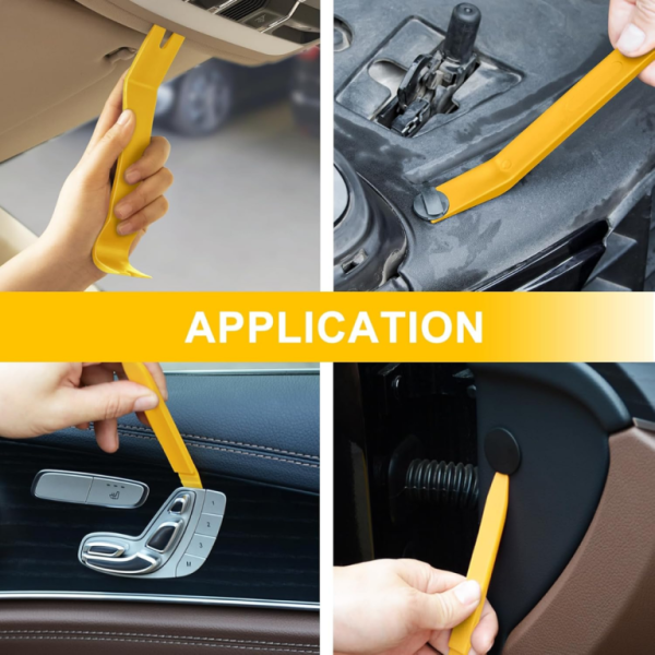 Car Trim Removal Tool Kit (4 in 1) Panel Door Interior Removal/Buckle Removal/Car Decoration Installation Tools - Image 2