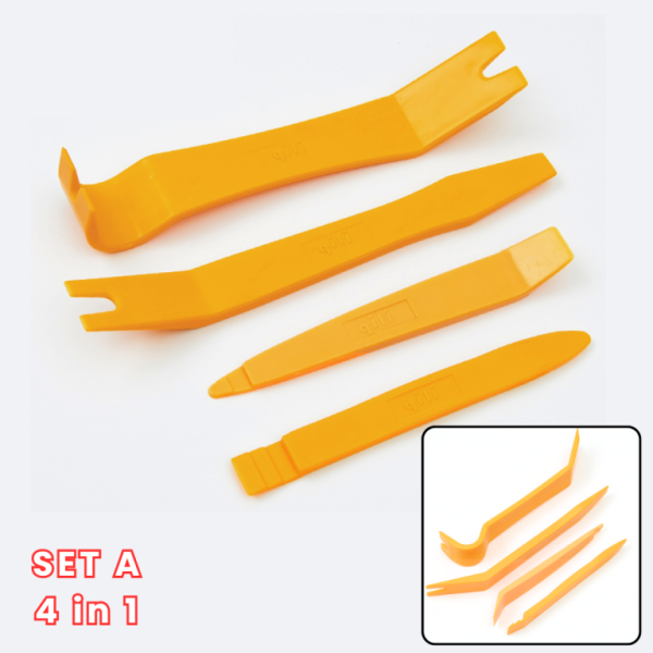 Car Trim Removal Tool Kit (4 in 1) Panel Door Interior Removal/Buckle Removal/Car Decoration Installation Tools - Image 5